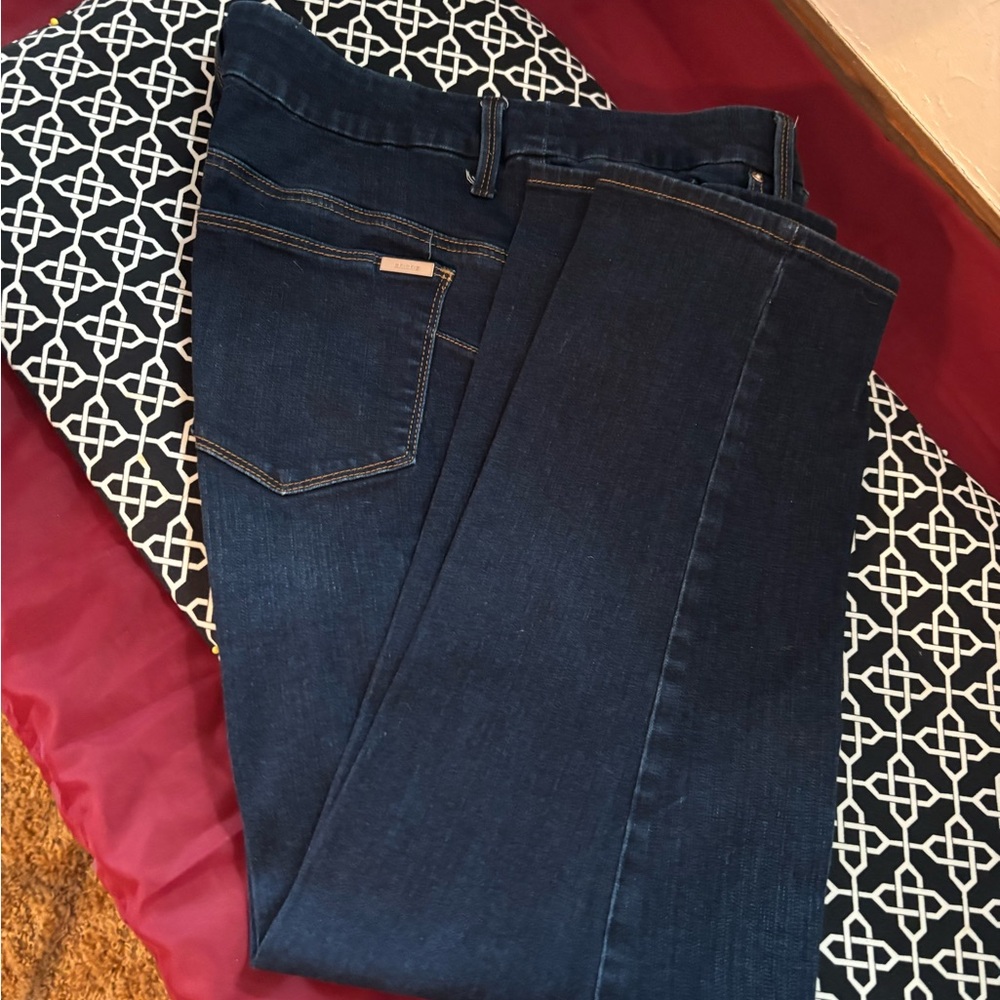 Chico's Dark Blue Straight Leg Jeans